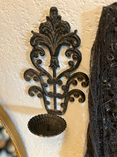 Wrought Iron Wall Sconce