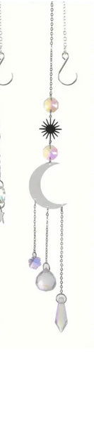 Silver Crystal Suncatcher