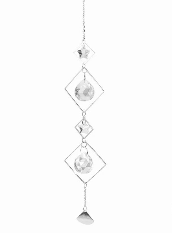 Silver Crystal Suncatcher