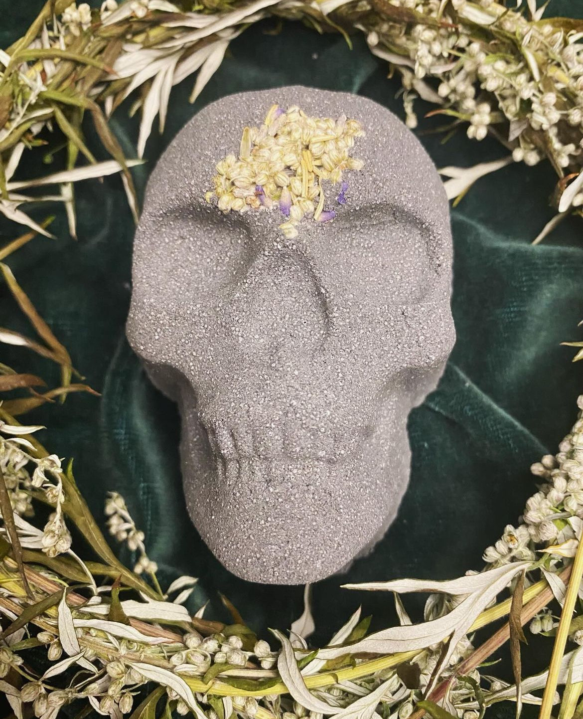 Divination Detox Charcoal Bath Bomb ~ Lavender & Mugwort