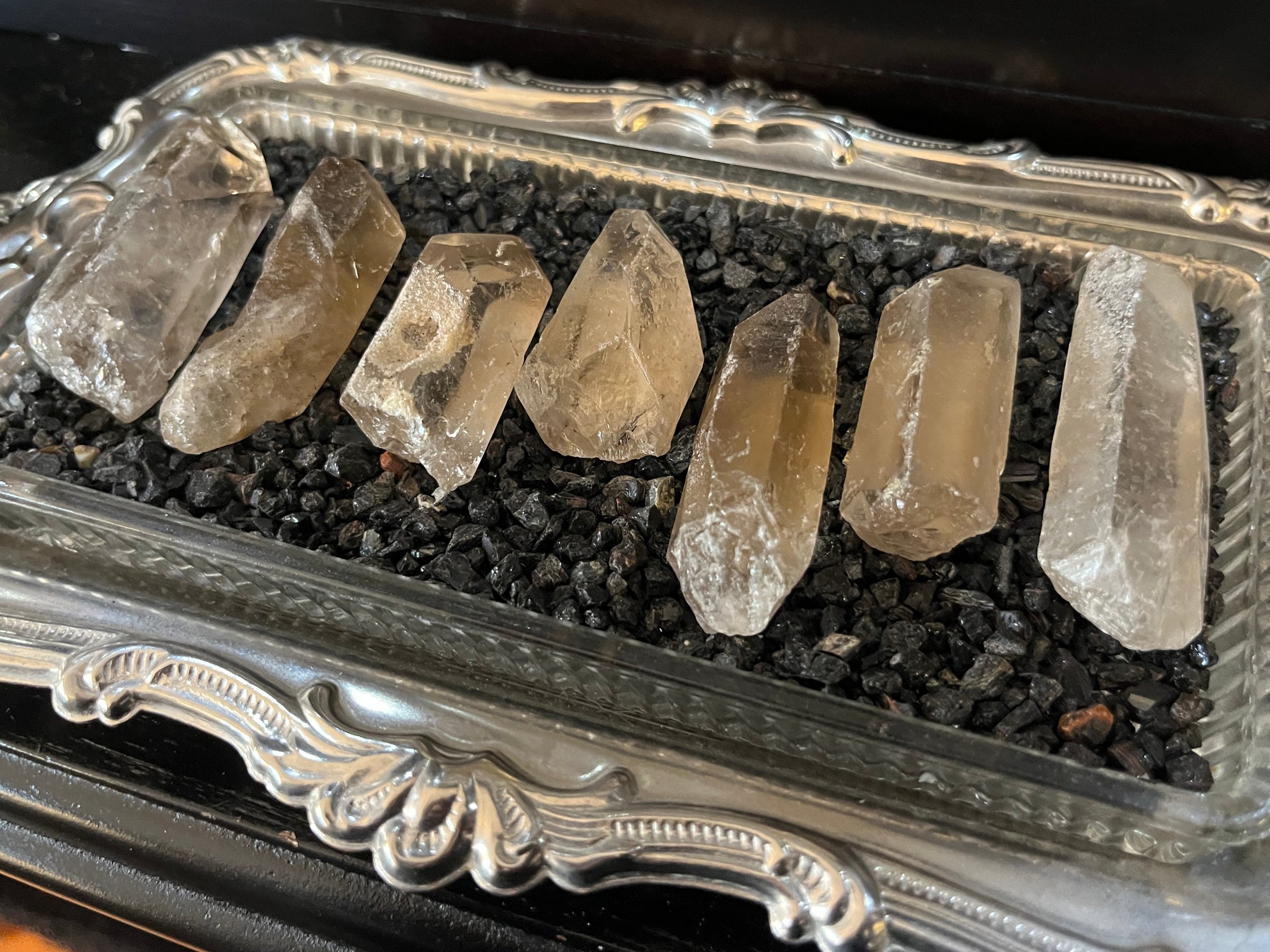 Smokey Citrine Quartz Points