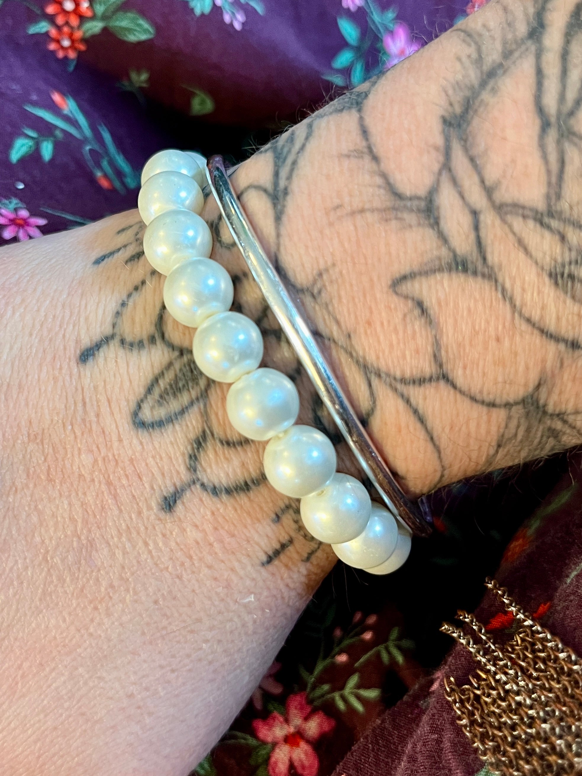 Faux Strand Pearl Bracelet