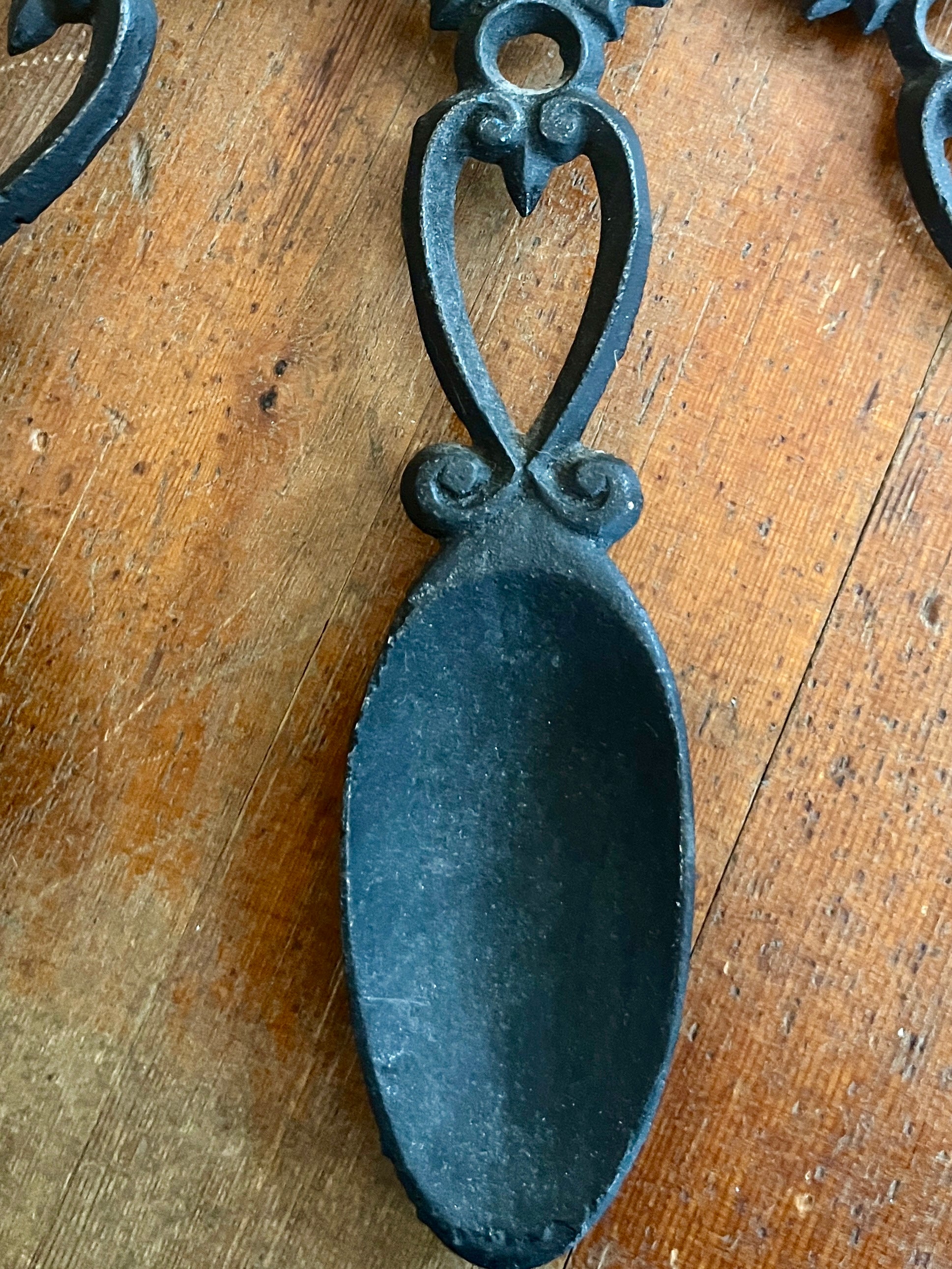 Cast Iron Spoon & Ladle Set