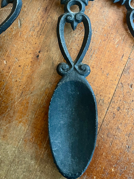 Cast Iron Spoon & Ladle Set