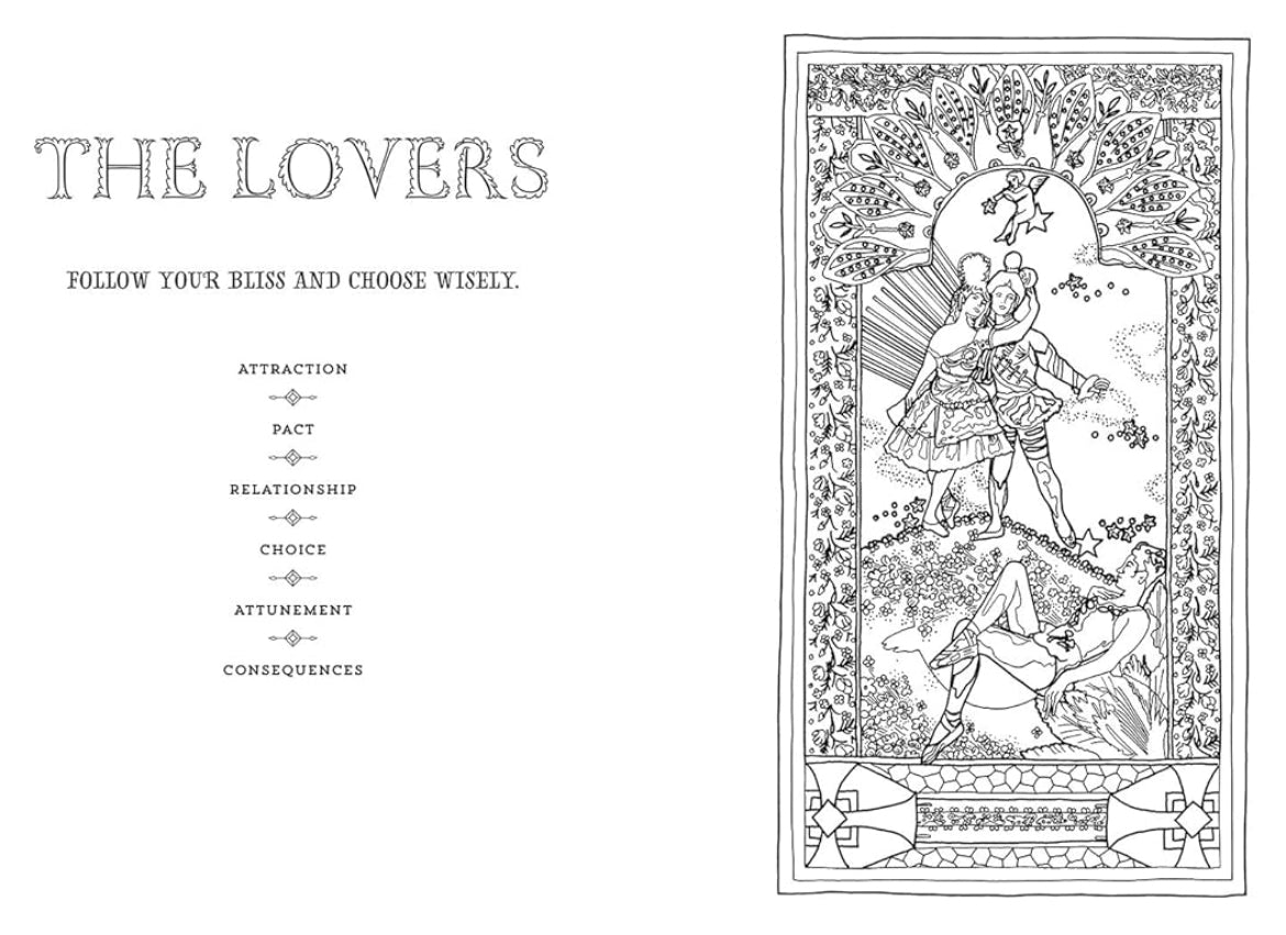 The Enchanted Tarot Coloring Book