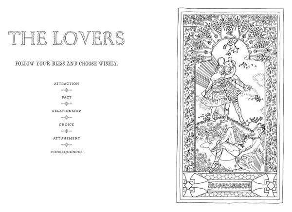 The Enchanted Tarot Coloring Book