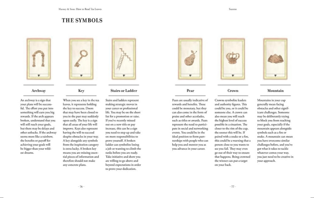 Harney & Sons How to Read Tea Leaves: A Card Deck and Guidebook for Divination
