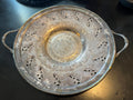 Vintage Viking Silver Plated Offering Tray w/ Handles 10"