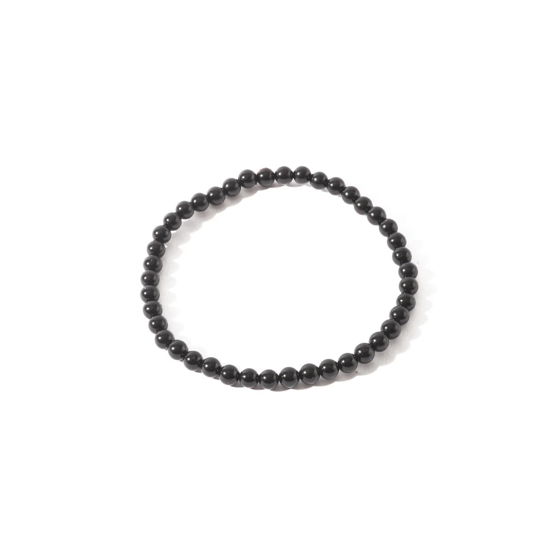 Tumbled 4mm Gemstone Bead Stretch Bracelet