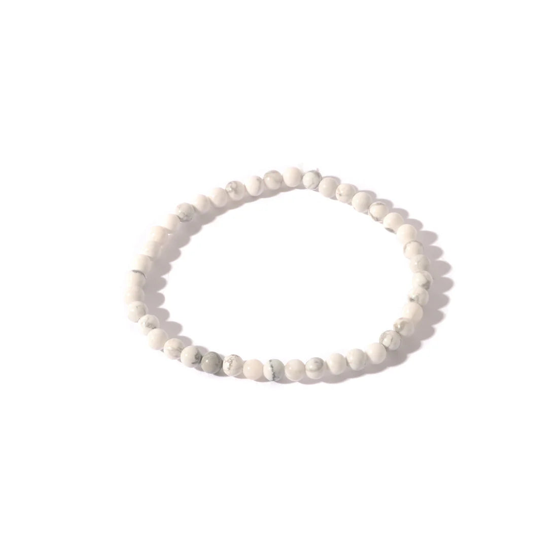 Tumbled 4mm Gemstone Bead Stretch Bracelet