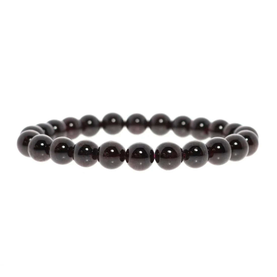 Tumbled 8mm Gemstone Bead Stretch Bracelet