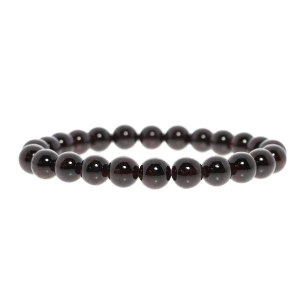 Tumbled 8mm Gemstone Bead Stretch Bracelet