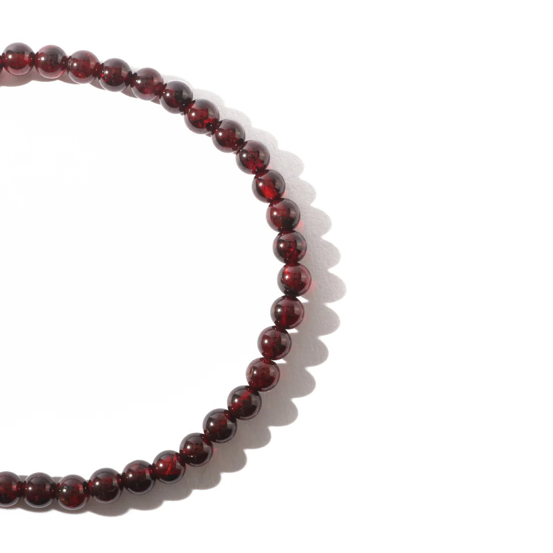Tumbled 4mm Gemstone Bead Stretch Bracelet