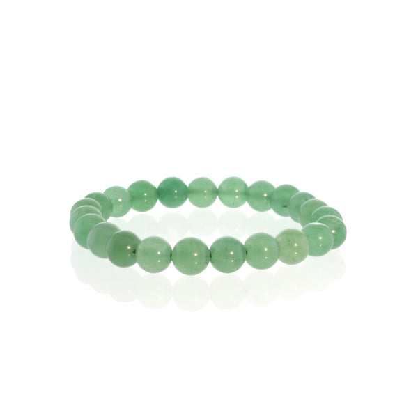 Tumbled 8mm Gemstone Bead Stretch Bracelet