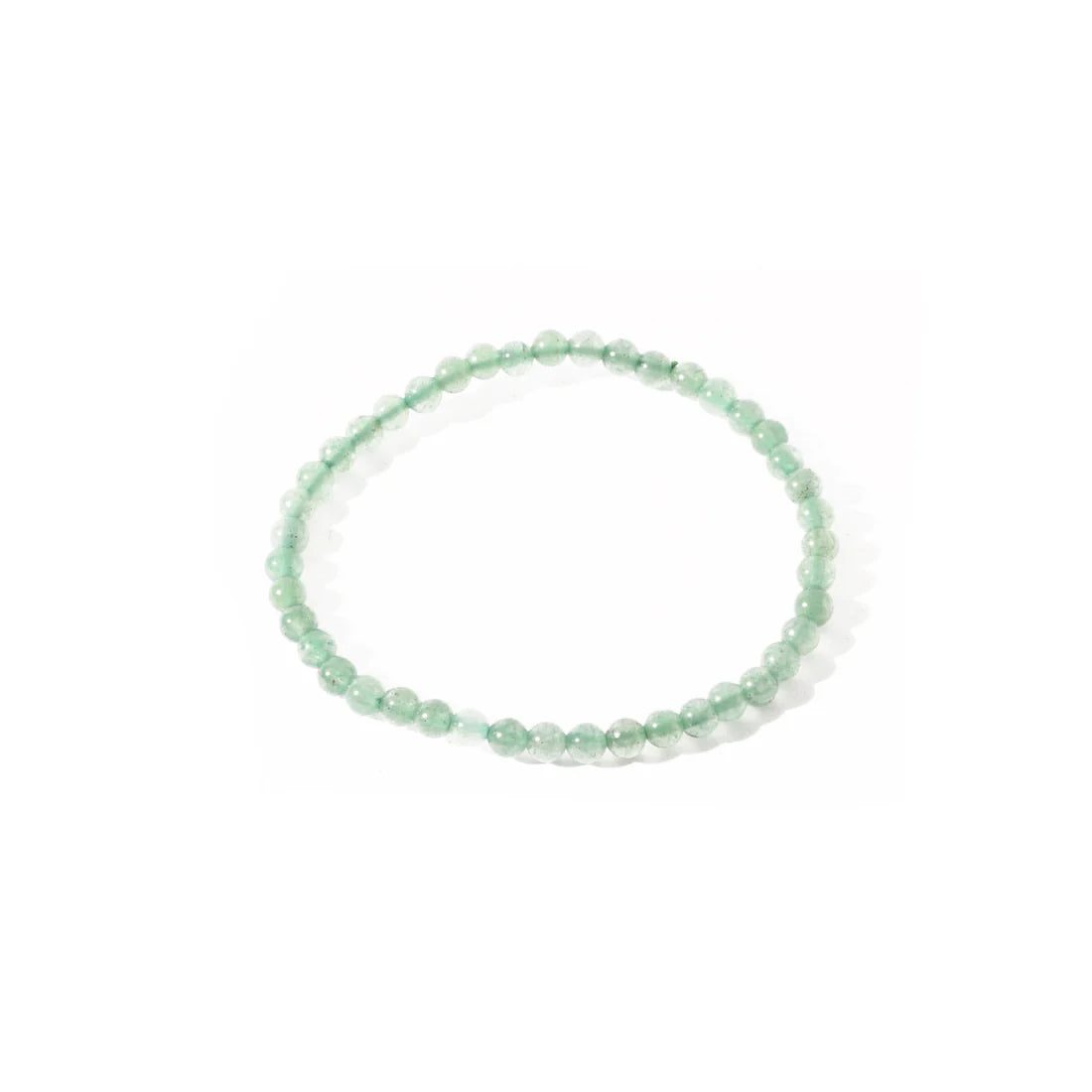 Tumbled 4mm Gemstone Bead Stretch Bracelet