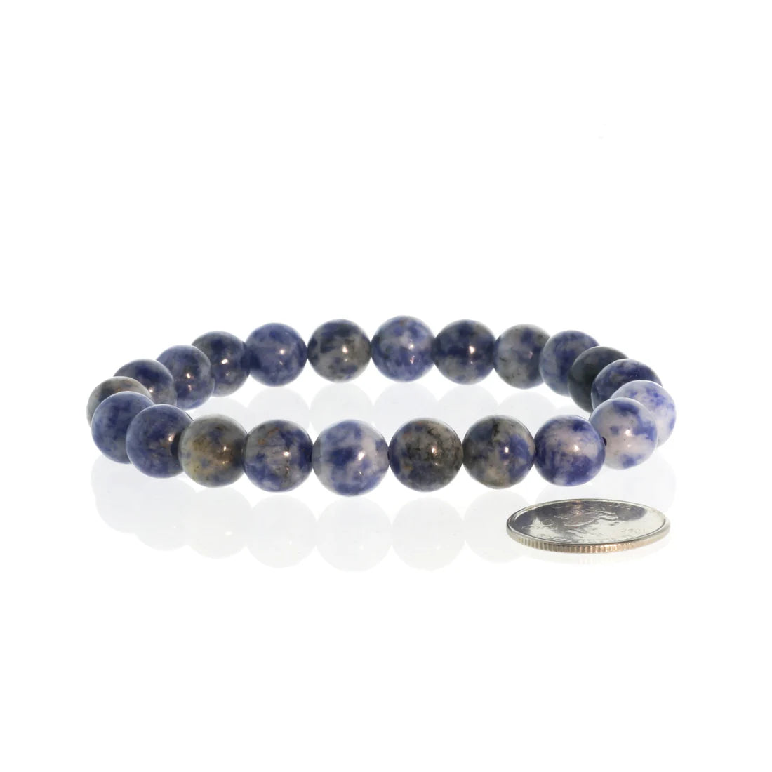 Tumbled 8mm Gemstone Bead Stretch Bracelet