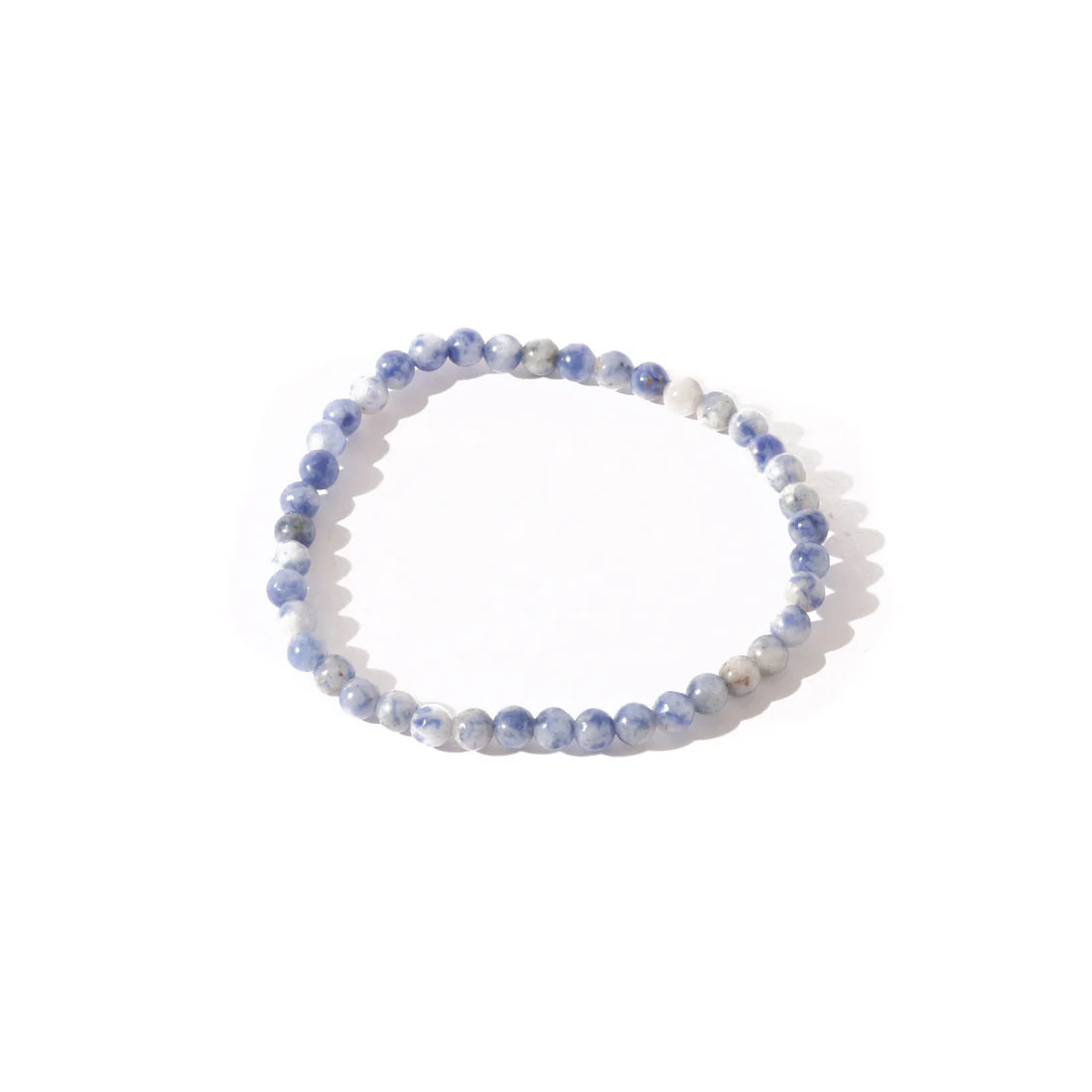 Tumbled 4mm Gemstone Bead Stretch Bracelet