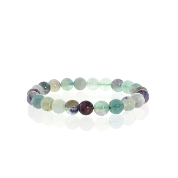 Tumbled 8mm Gemstone Bead Stretch Bracelet
