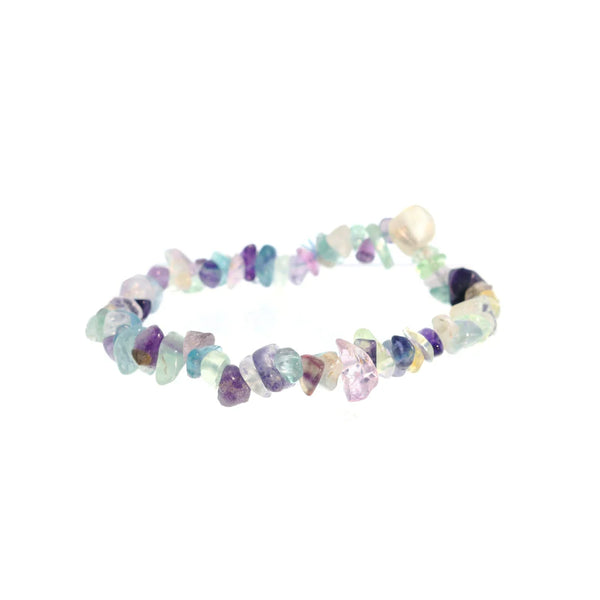 Chip Gemstone Bead Stretch Bracelet
