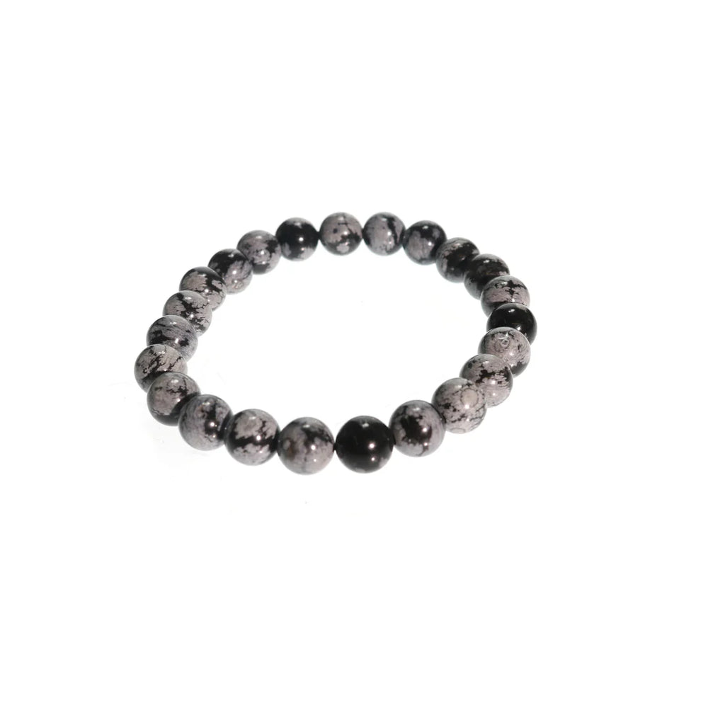 Tumbled 8mm Gemstone Bead Stretch Bracelet