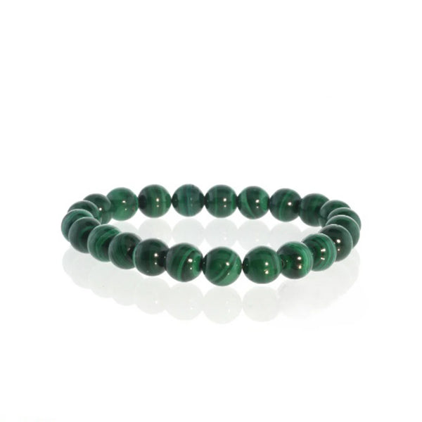 Tumbled 8mm Gemstone Bead Stretch Bracelet