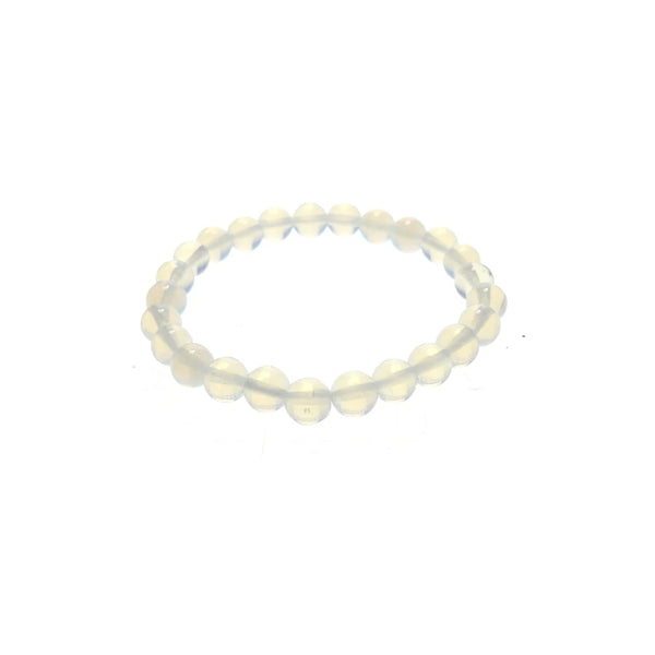 Tumbled 8mm Gemstone Bead Stretch Bracelet
