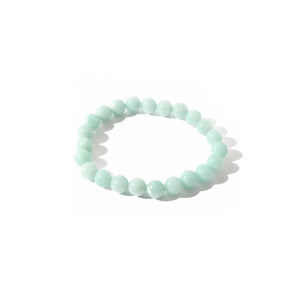 Tumbled 8mm Gemstone Bead Stretch Bracelet