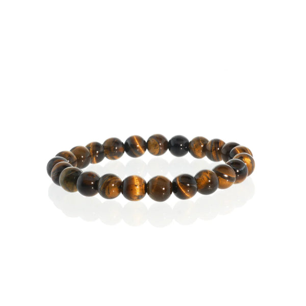 Tumbled 8mm Gemstone Bead Stretch Bracelet