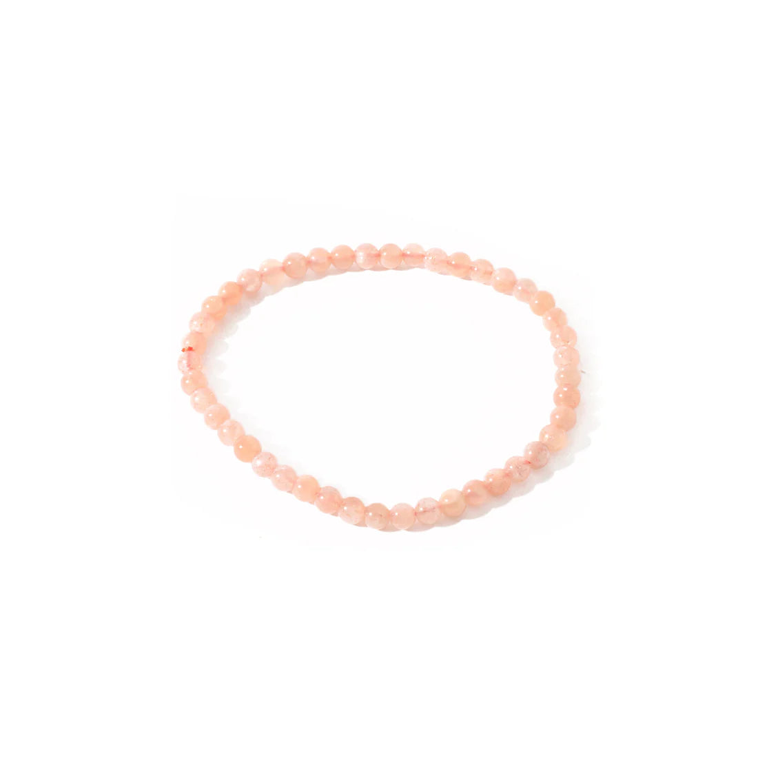 Tumbled 4mm Gemstone Bead Stretch Bracelet
