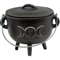 Cauldron Moon Goddess Cast Iron 4.5”