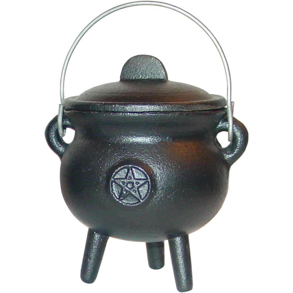 Cauldron Mini Pentacle Cast Iron 3”