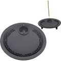 Offering Plate (incense) Tree of Life Cast Iron 7”
