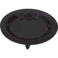 Offering Plate (incense) Triple Moon Cast Iron 5”