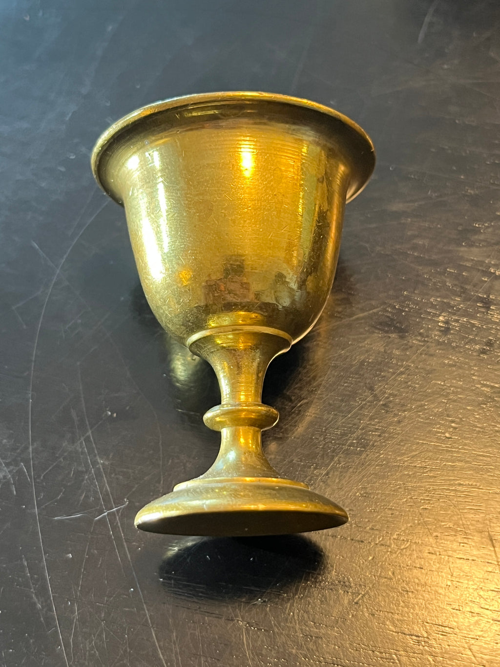 Vintage Brass Chalice 2.5"