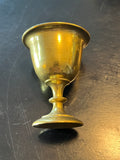 Vintage Brass Chalice 2.5"