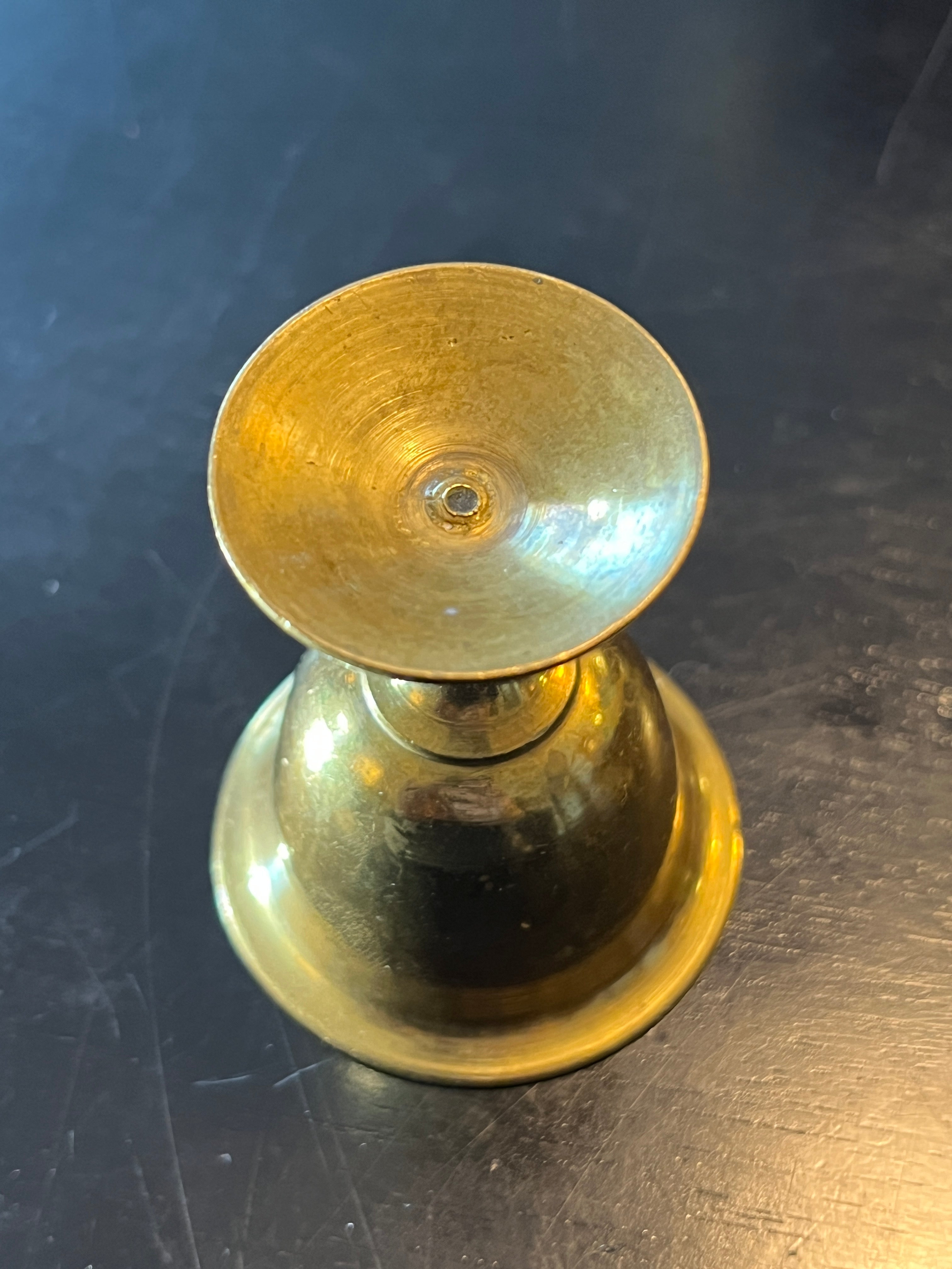 Vintage Brass Chalice 2.5"