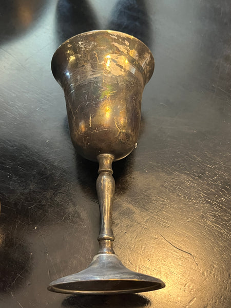 Vintage Silver Plated Chalice 6 1/4"