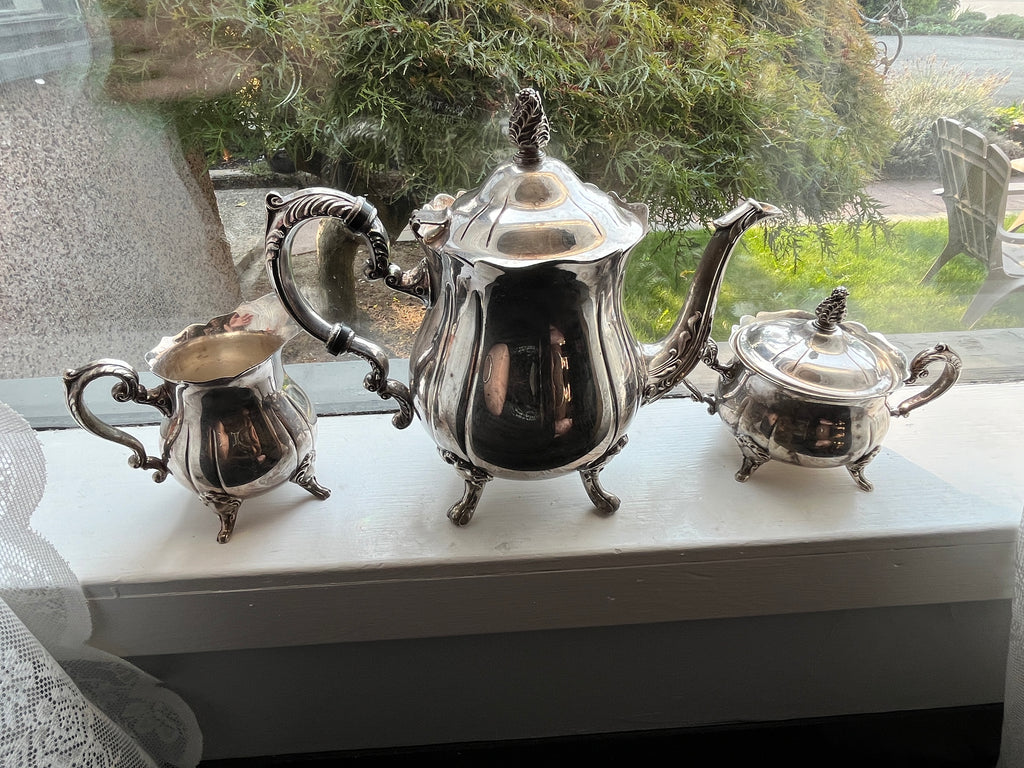 3pc Vintage Tea Set (tray not included)