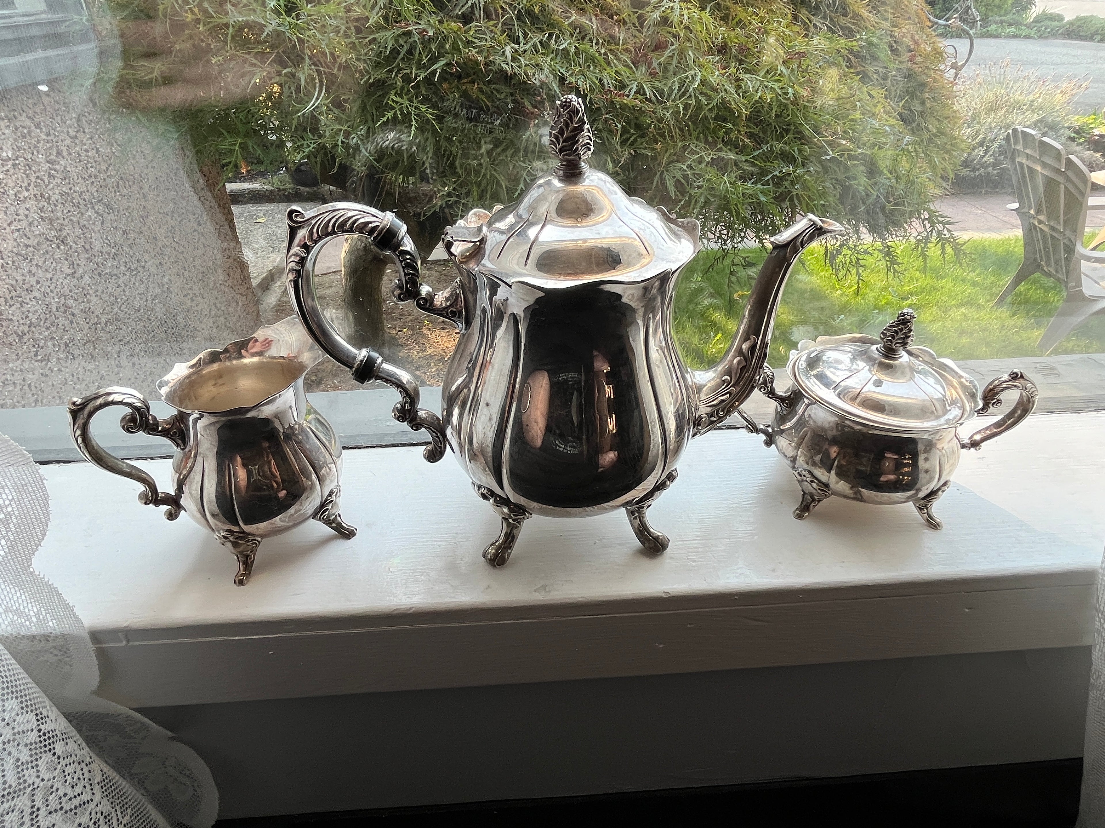 3pc Vintage Tea Set (tray not included)