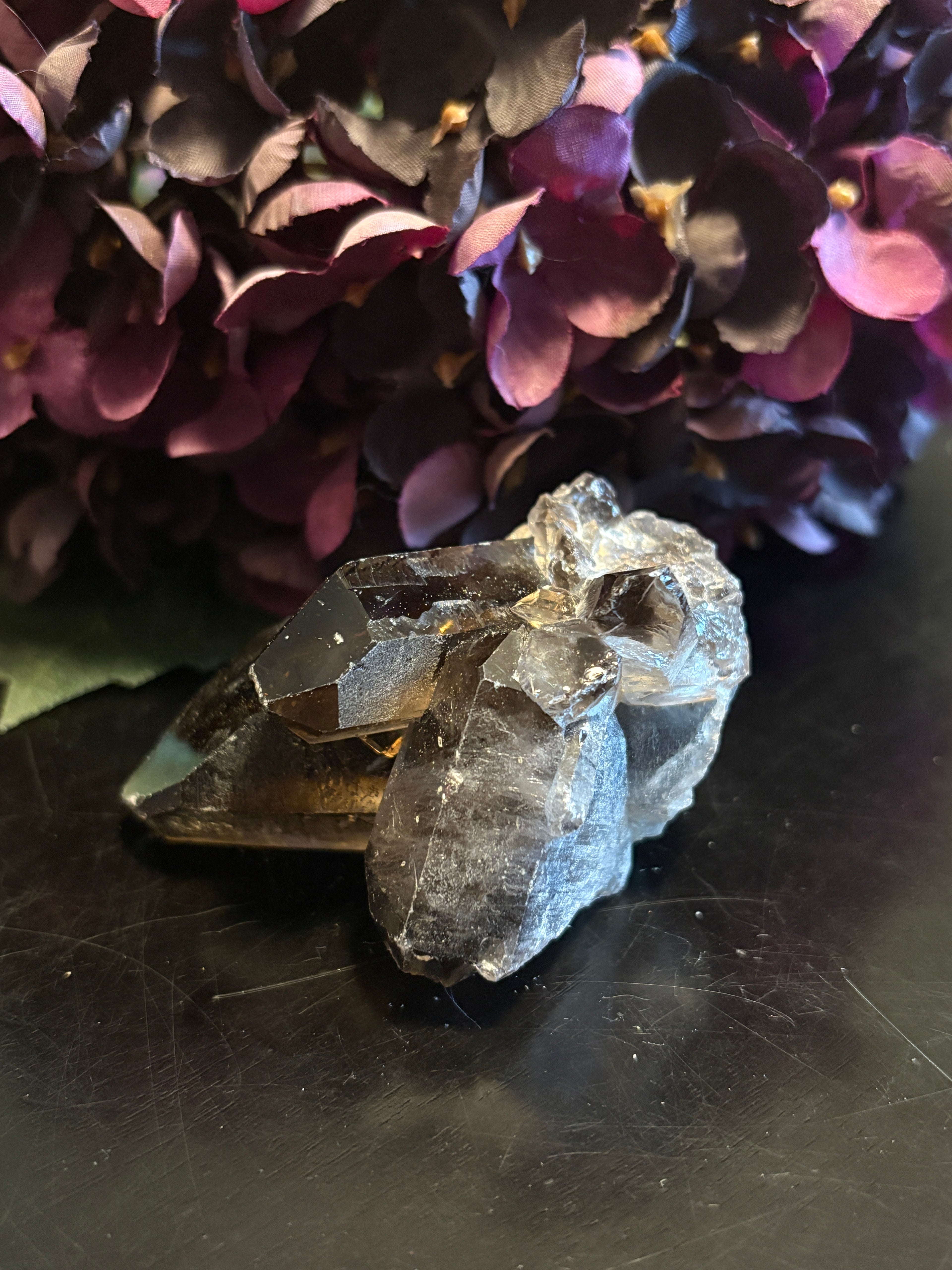 Smoky Quartz Clusters