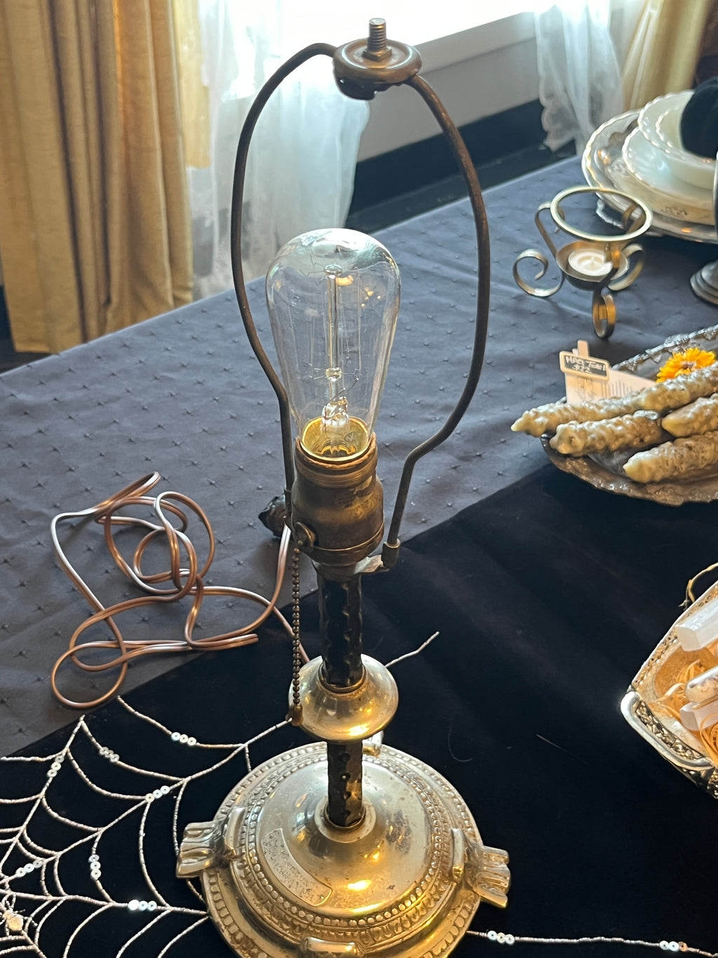 1930’s Lamp w/ Shady Lady Reproduction Shade