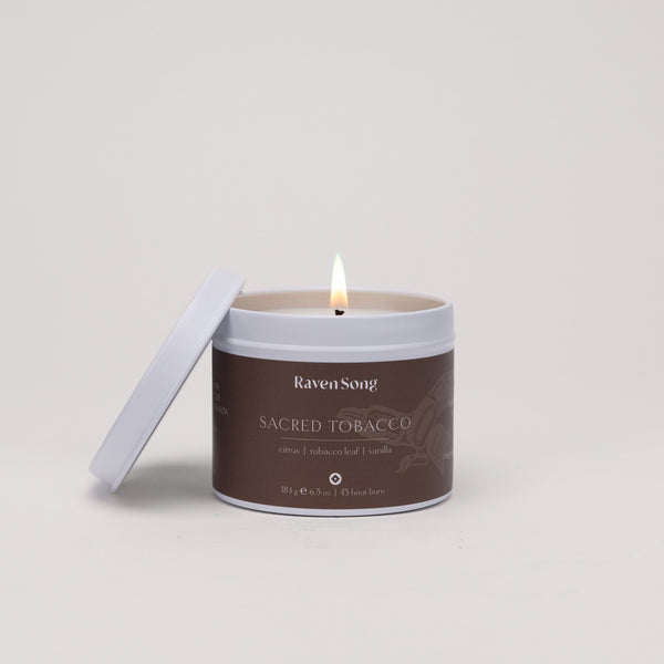 SACRED TOBACCO CANDLE | CITRUS + TOBACCO LEAF + VANILLA