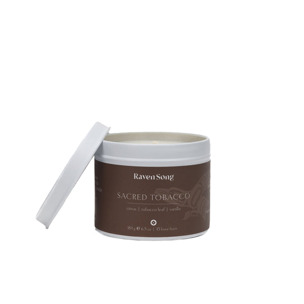 SACRED TOBACCO CANDLE | CITRUS + TOBACCO LEAF + VANILLA