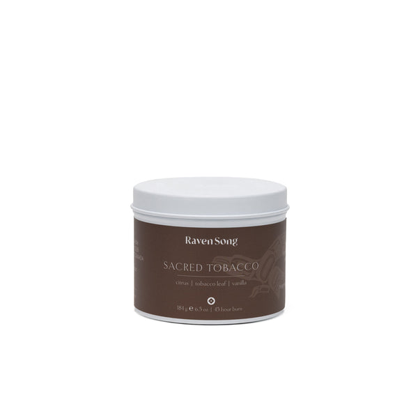 SACRED TOBACCO CANDLE | CITRUS + TOBACCO LEAF + VANILLA