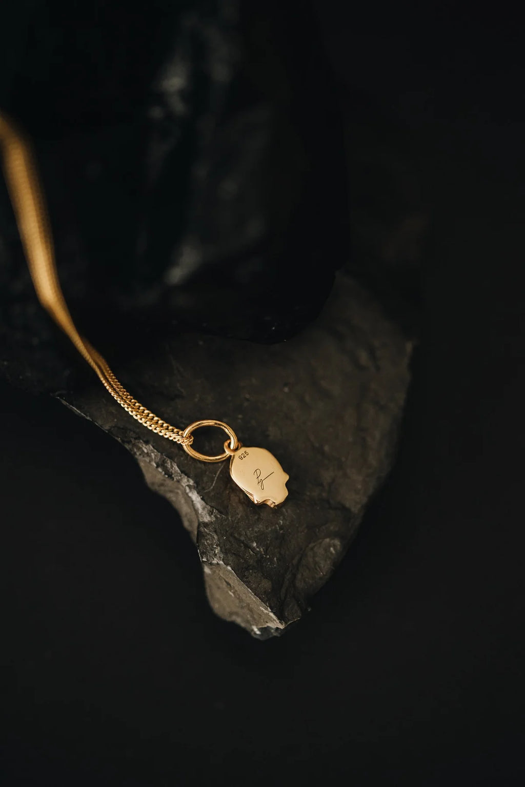 P + G Stoned Skull Pendant
