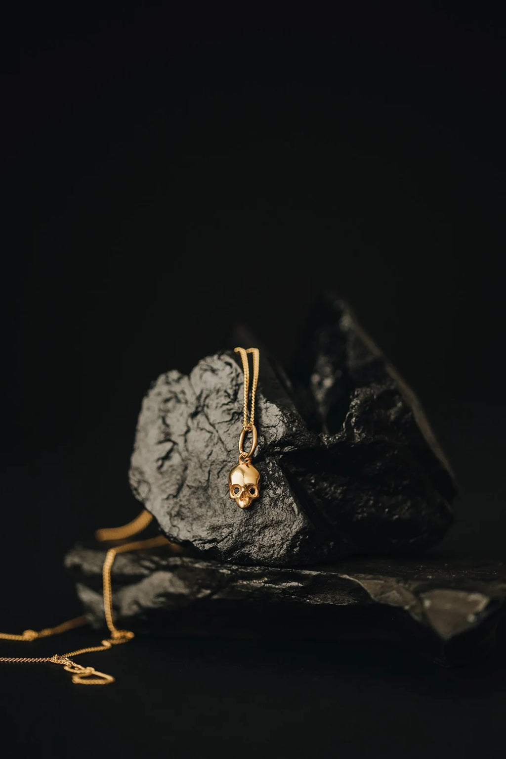 P + G Stoned Skull Pendant