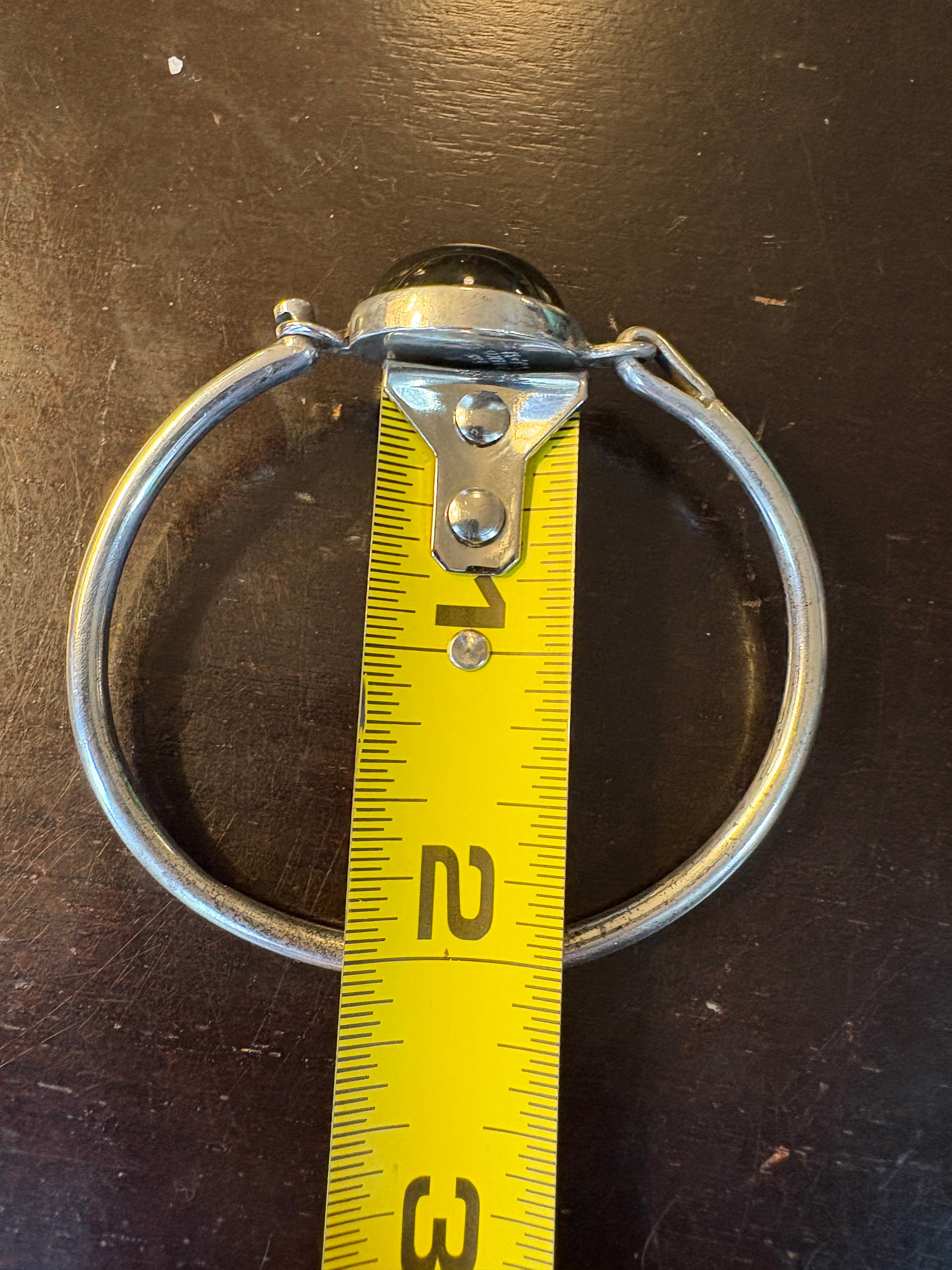 Vintage Taxco Silver & Onyx Bracelet