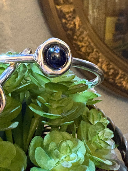 Vintage Silver Bracelet w/ Cabochon