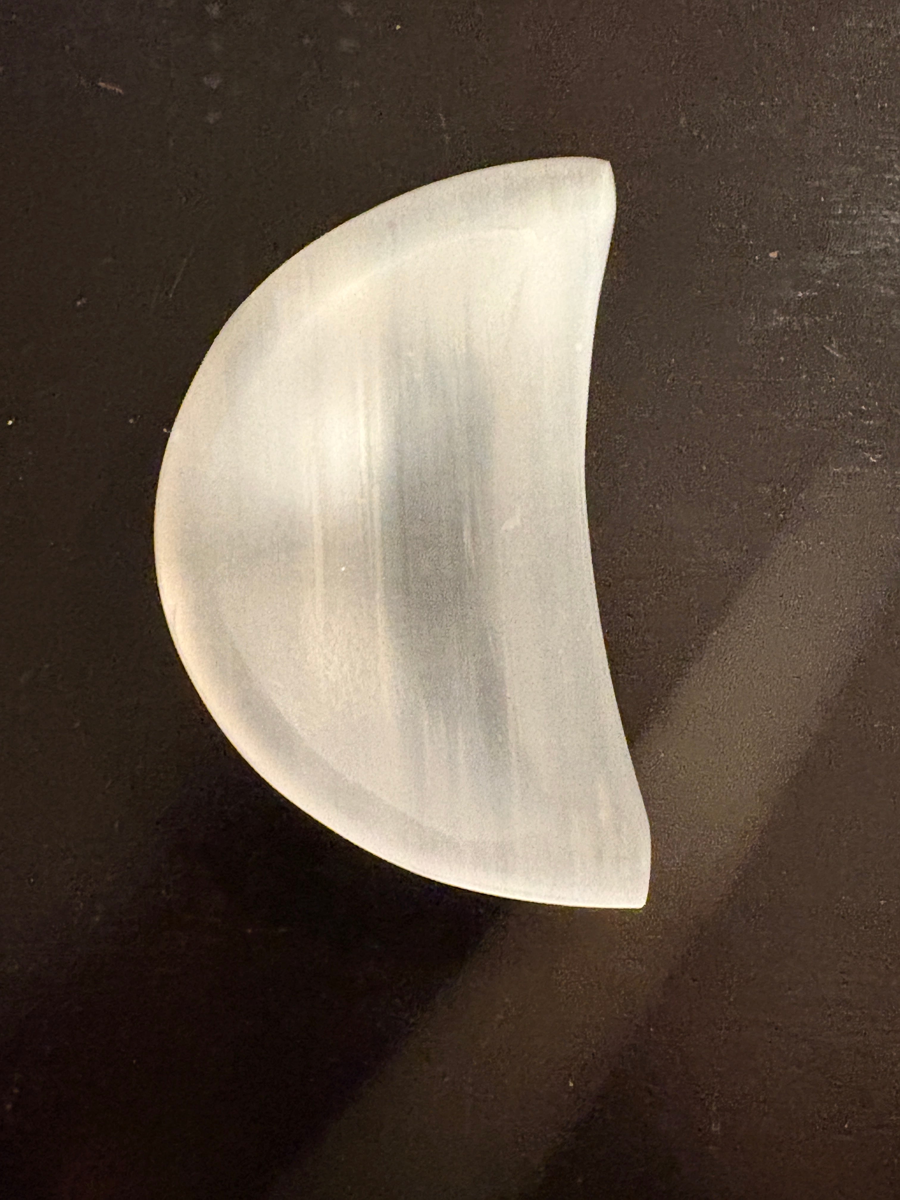 Selenite Moon Bowl