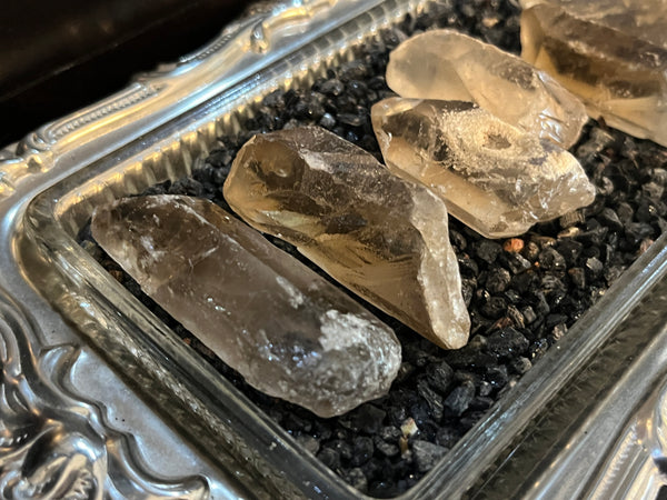 Smokey Citrine Quartz Points